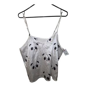 Chic Panda Print Women's Camisole